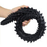DoublePlayz Double Gode Scolop S 40 x 3cm Noir